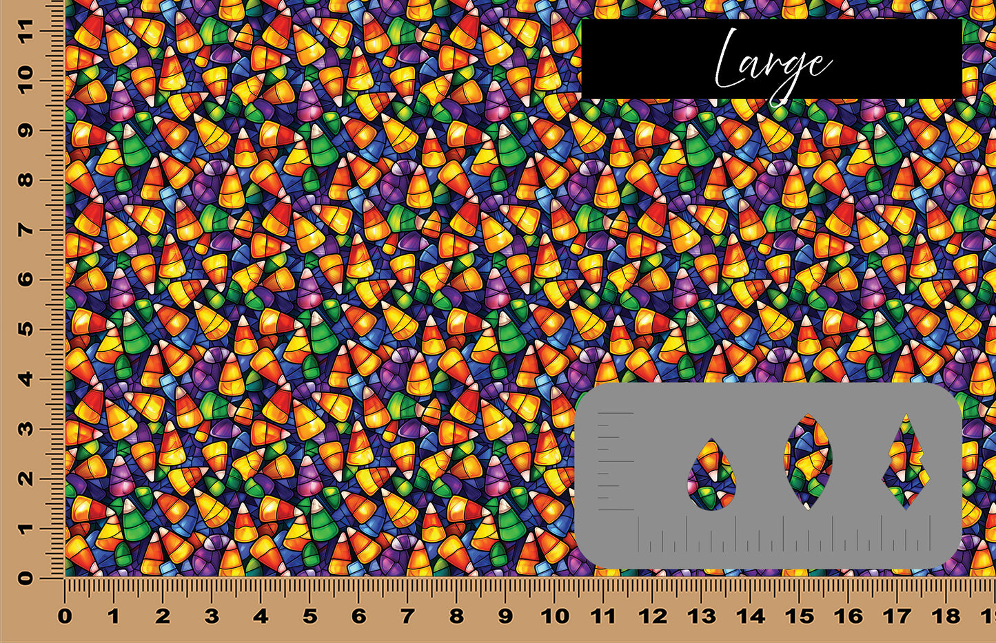 DecoCraft - Halloween - Candy Corn