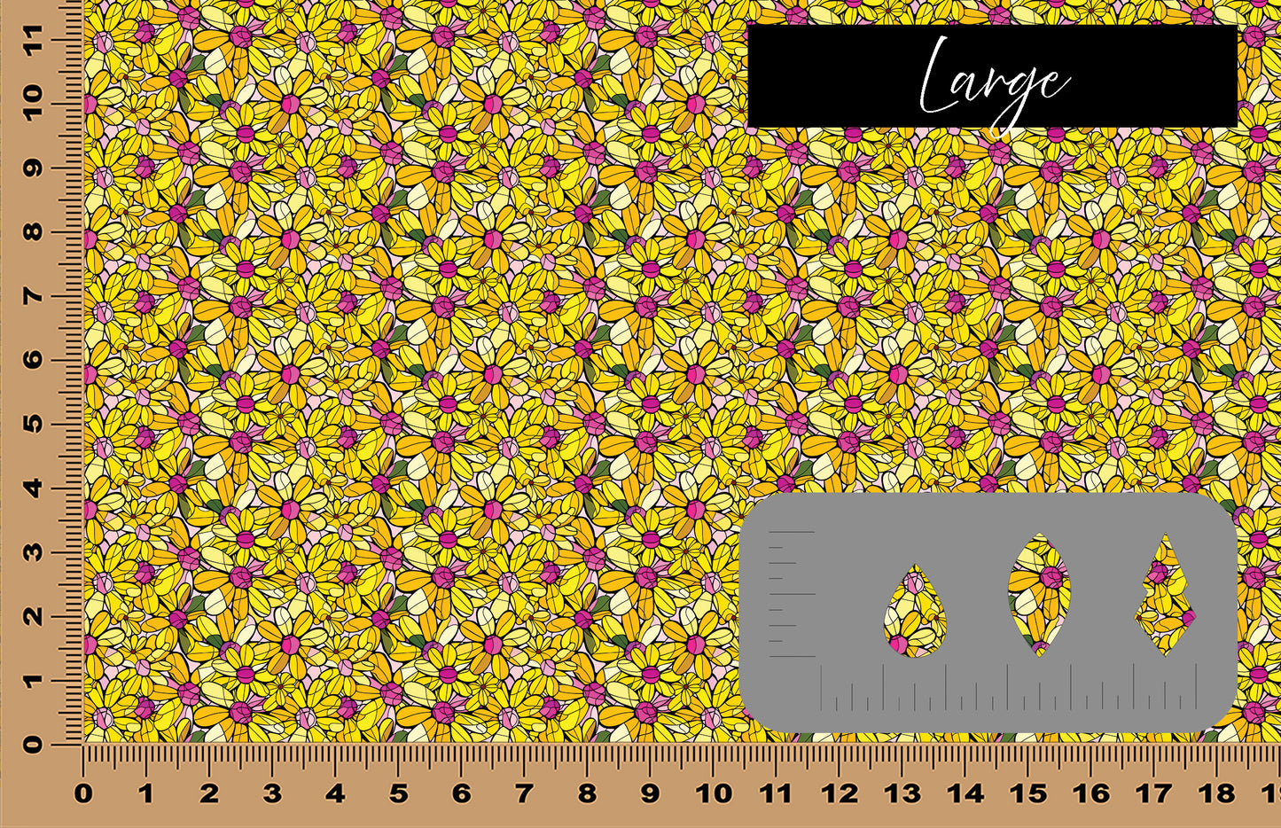 DecoCraft - Stained Glass - Yellow Daisies