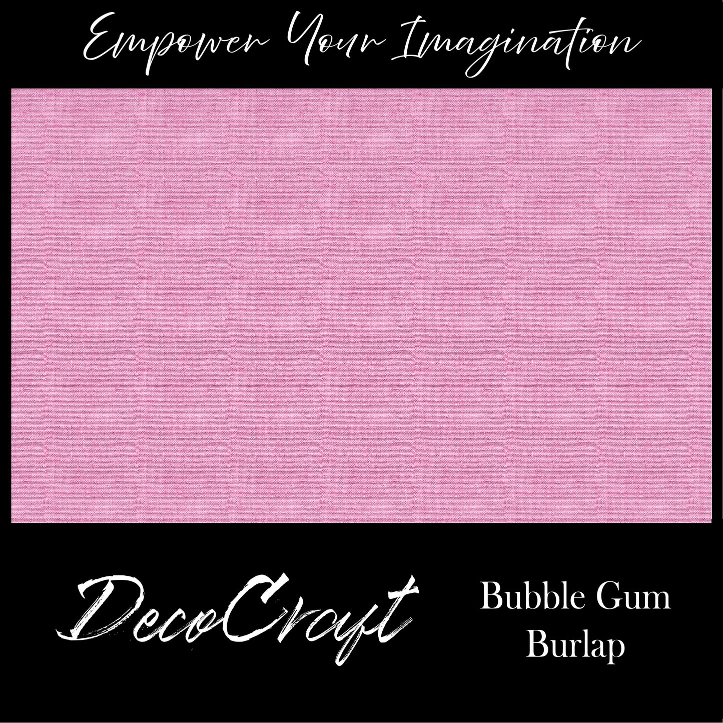 DecoCraft - Textures - Heathered Burlap - Bubble Gum