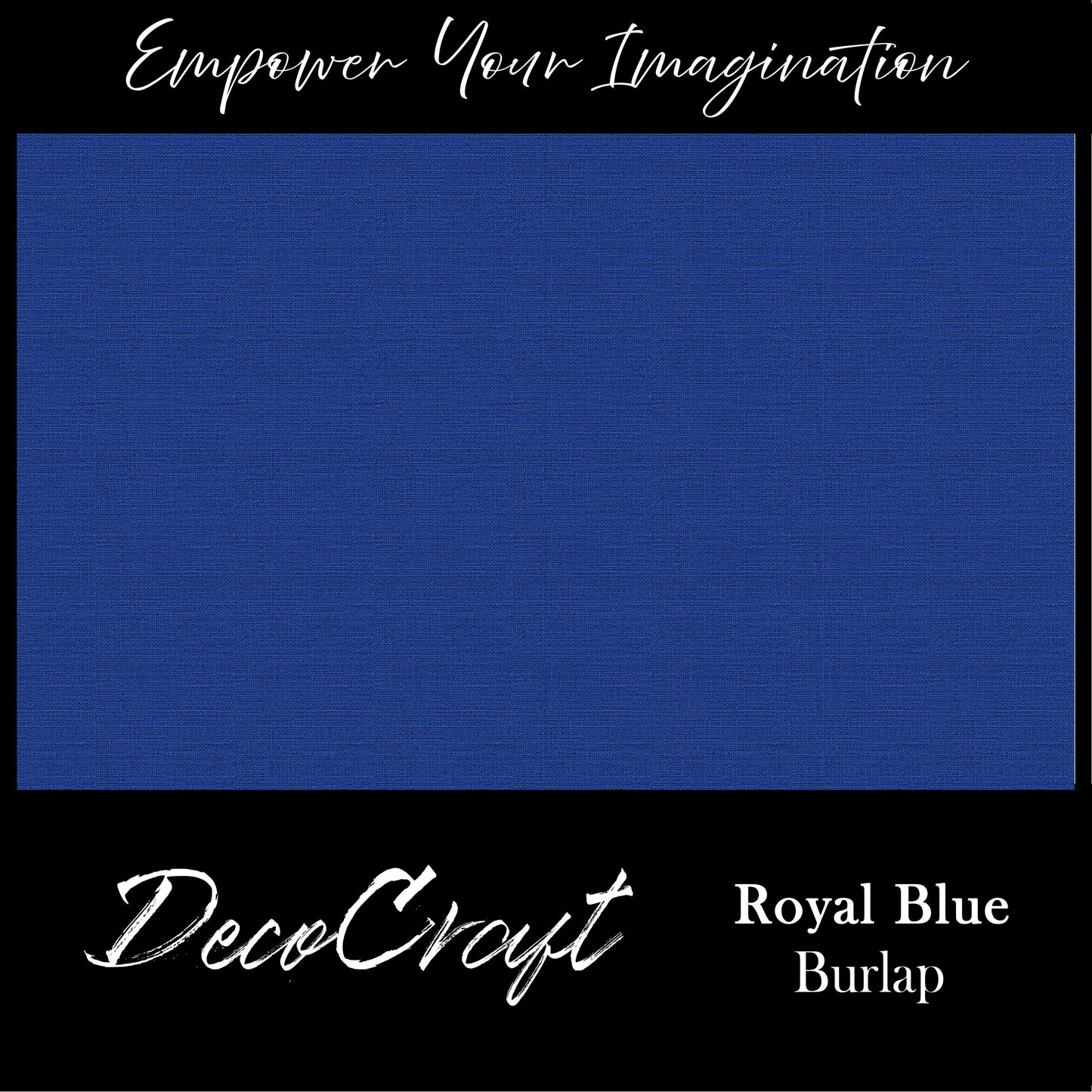 DecoCraft - Textures - Burlap Solids - Royal Blue