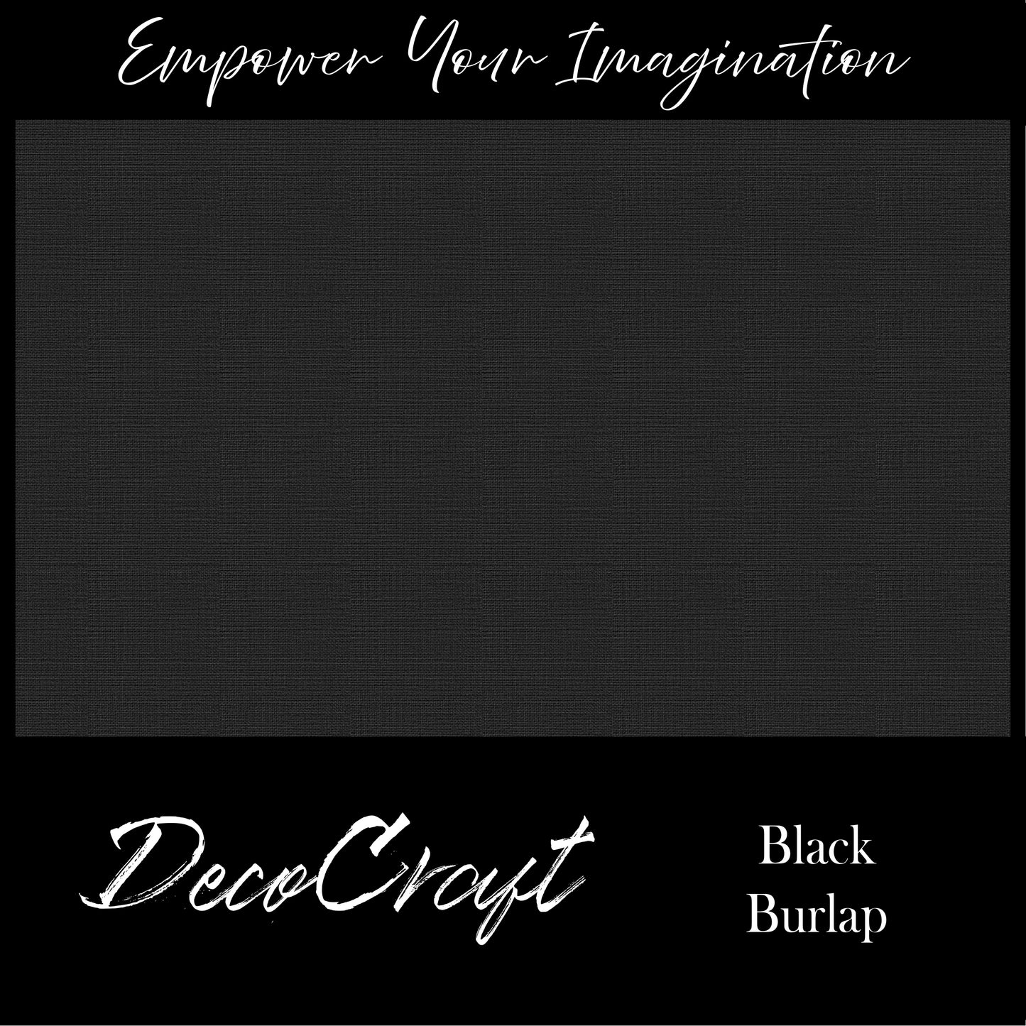 DecoCraft - Textures - Burlap Solids - Black