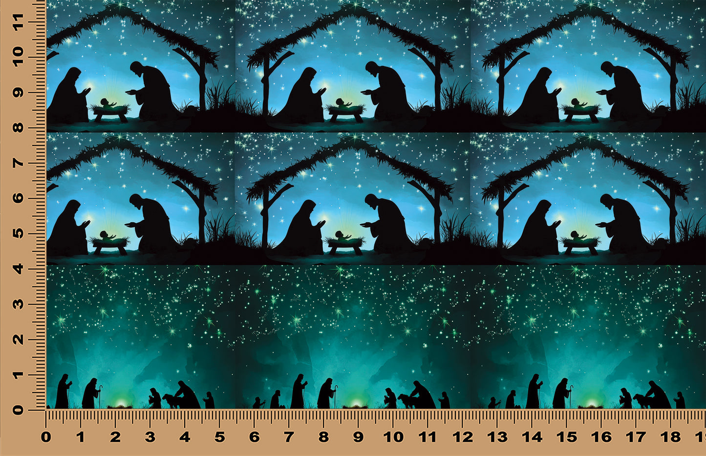 DecoCraft - Christmas - Nativity Blue