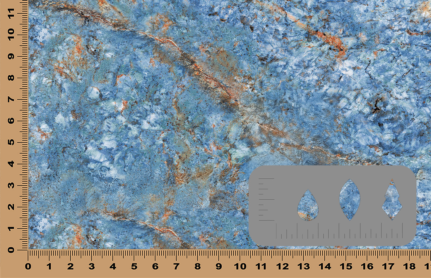 DecoCraft - Cherokee Rose - Style Sheet - Blue Stone