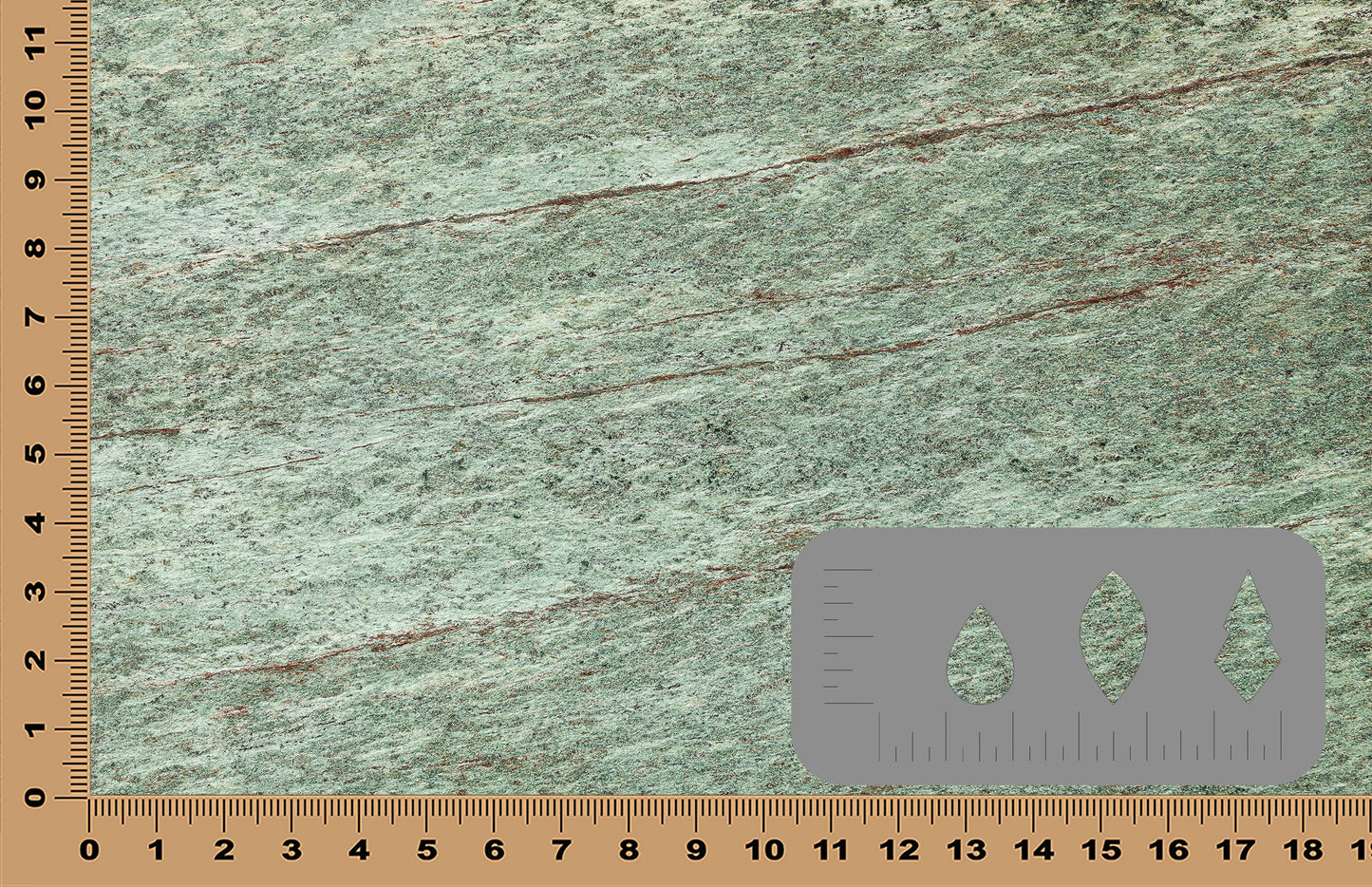 DecoCraft - Cherokee Rose - Style Sheet - Green Stone