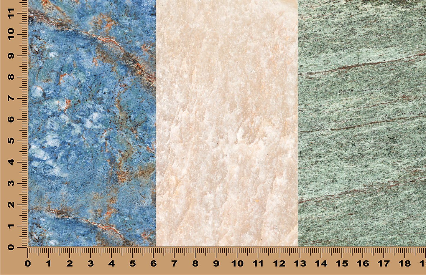 DecoCraft - Cherokee Rose - Style Sheet - Blue Neutral Green Stone Trio