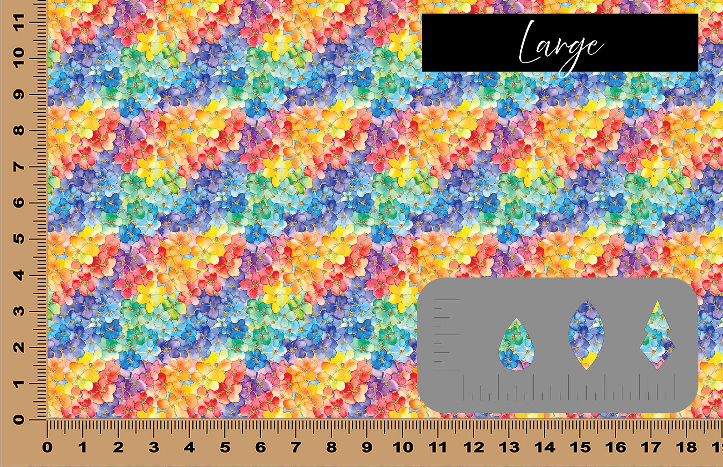 DecoCraft - Flowers & Greenery - Rainbow Floral