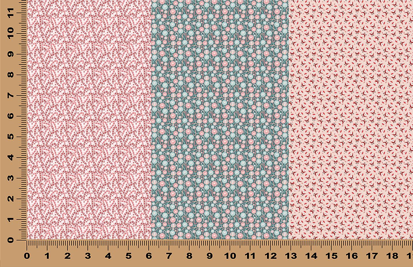 DecoCraft - Trios - Candy Cane Christmas Trio