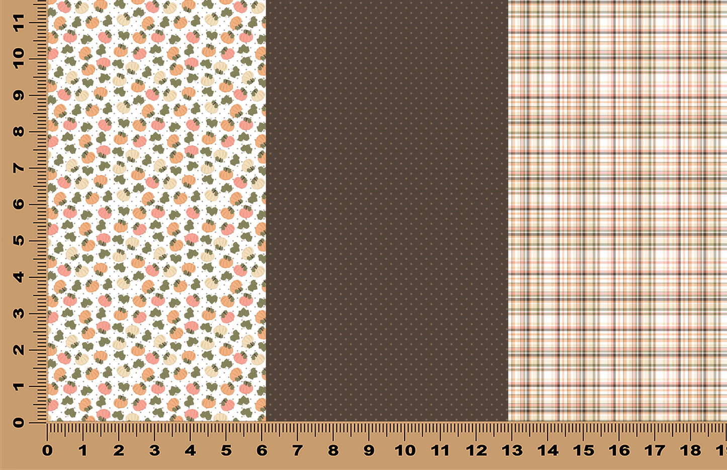 DecoCraft - Trios - Fall Vibes Pumpkin Trio