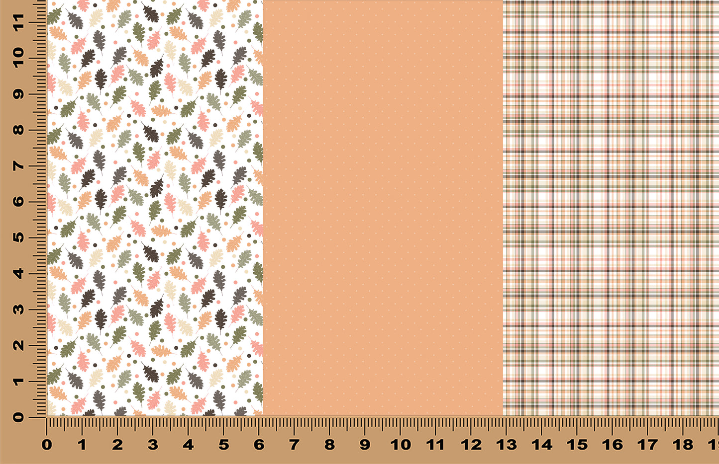 DecoCraft - Trios - Fall Vibes Leaves Trio