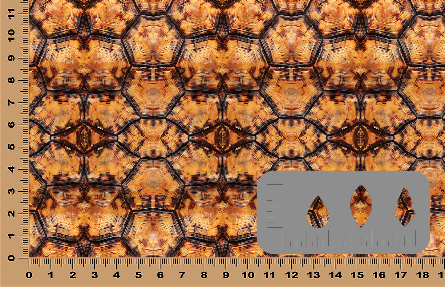 DecoCraft - Animals, Bugs, & Birds - Amber Tortoise Shell