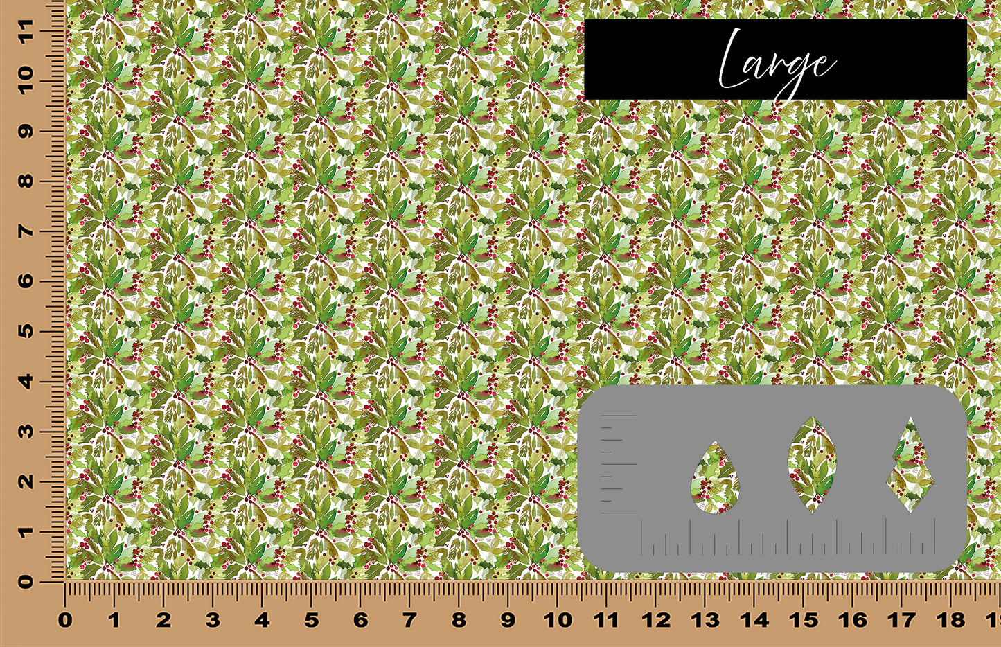 DecoCraft - Christmas - Vintage Holly