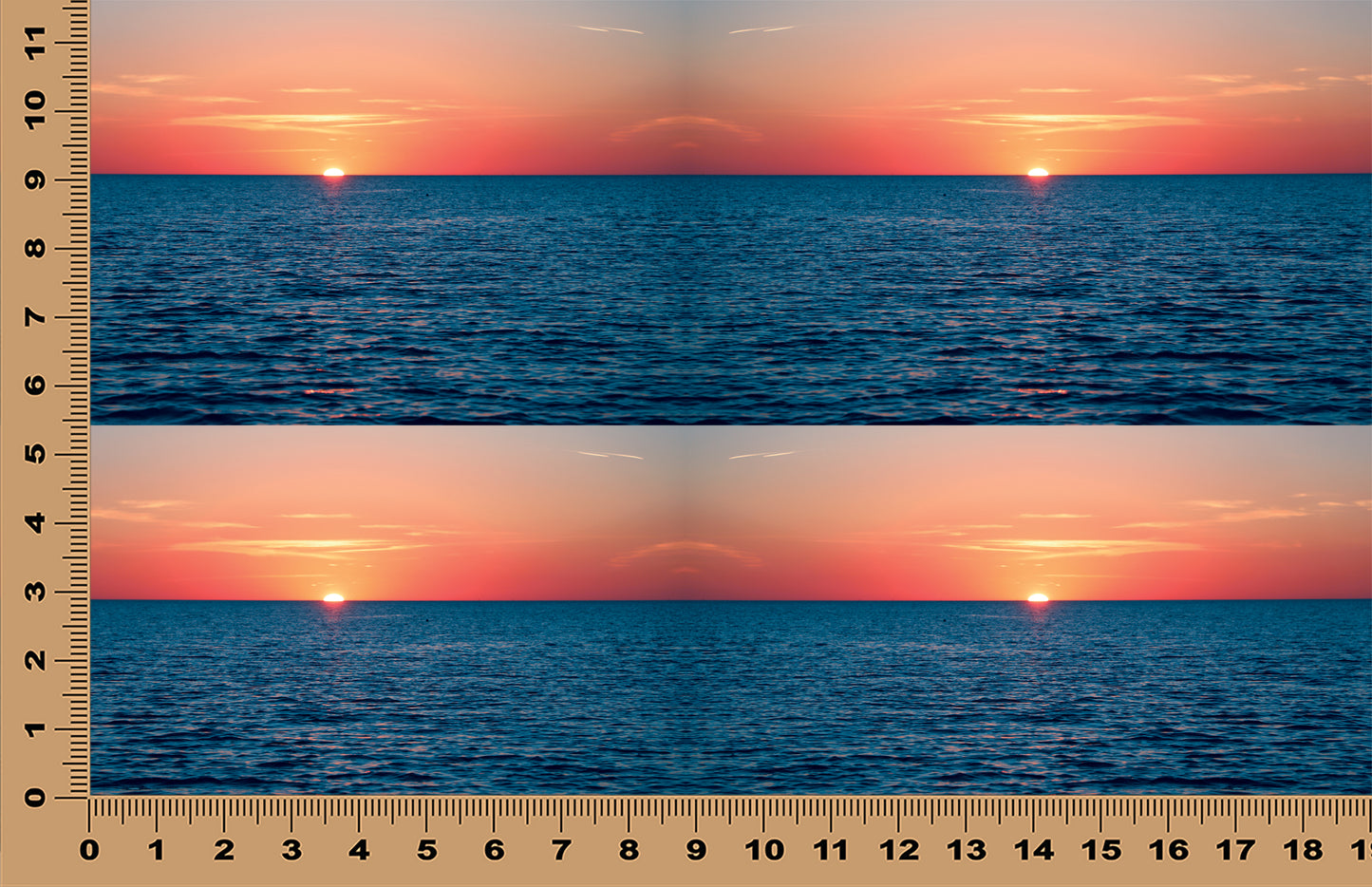 DecoCraft - Photo-astic Textures (Flat) - Ocean Sunset - Multiple sizes available
