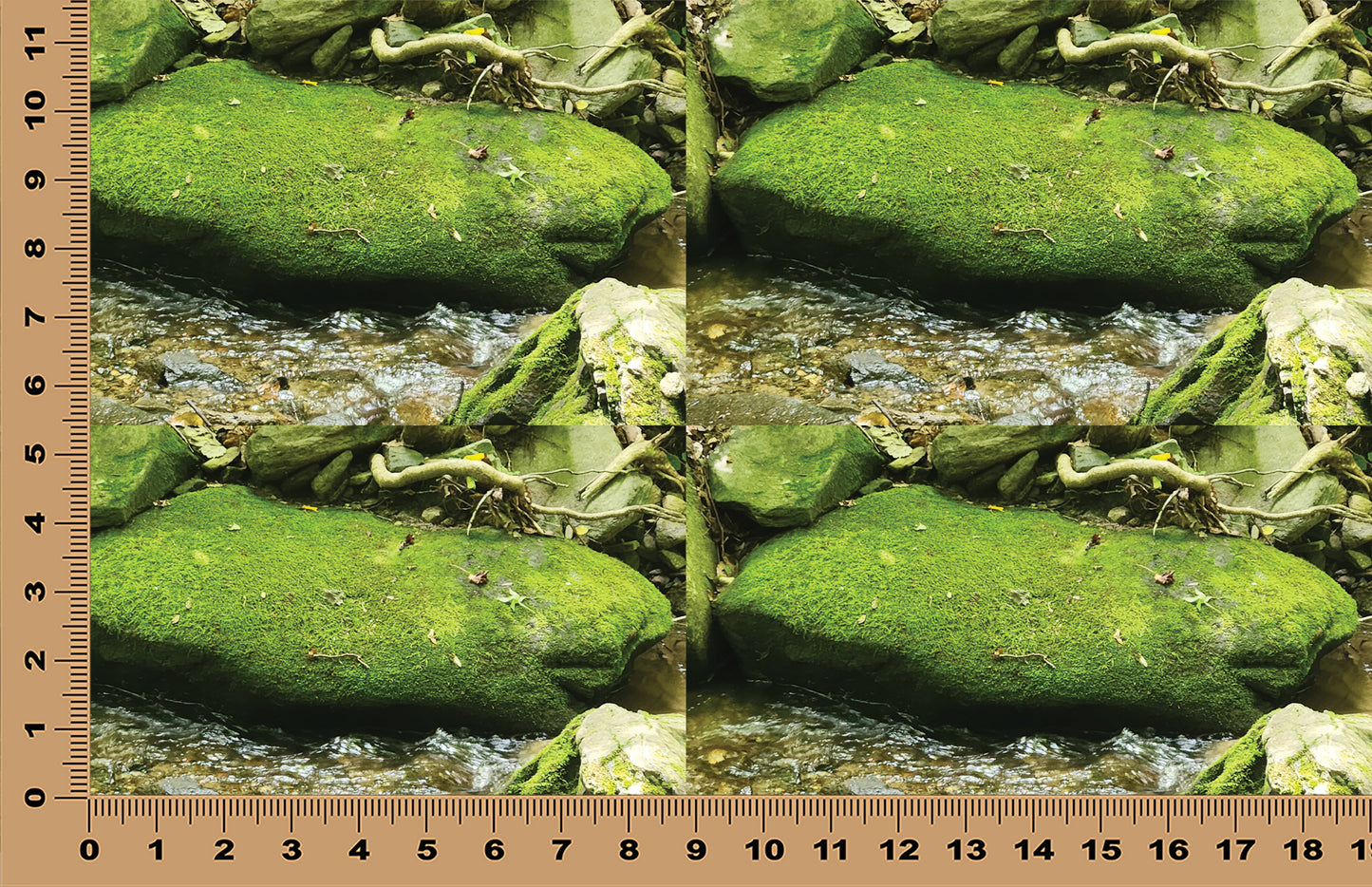 DecoCraft - Photo-astic Textures (Flat) - Mossy Stone - Multiple sizes available