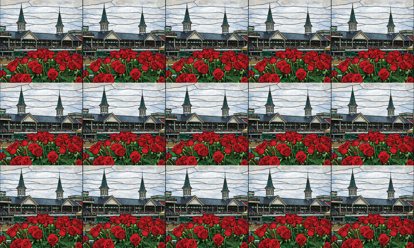 DecoCraft - Scenic Elevated Texture Tiles - Churchill Dows in Bloom