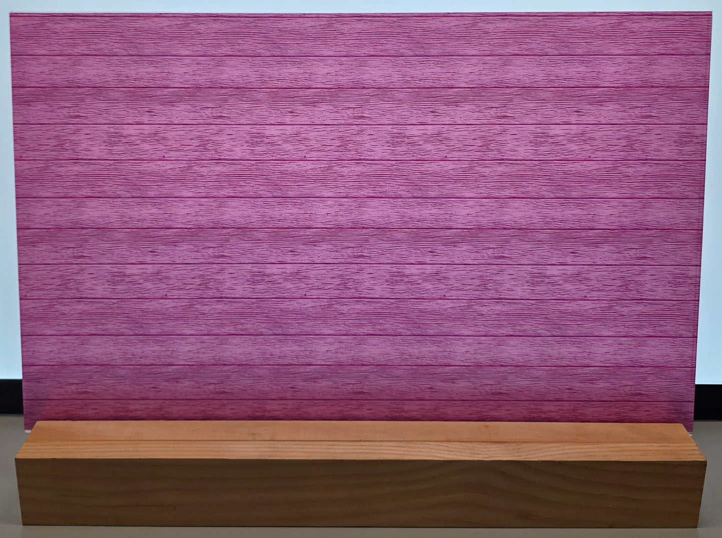 DecoCraft - Slatted Wood Collection - Bubble Gum
