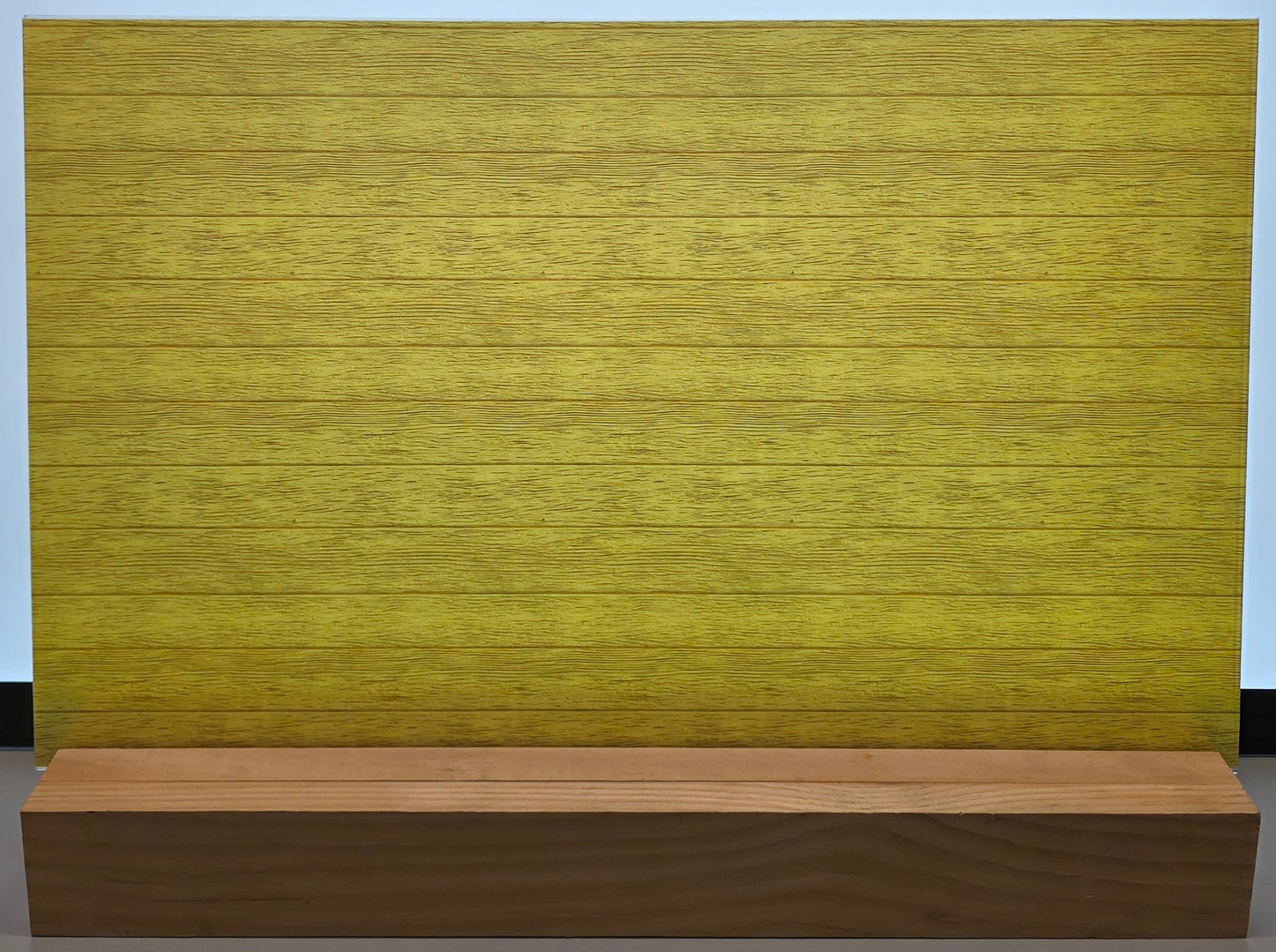 DecoCraft - Slatted Wood Collection - Yellow