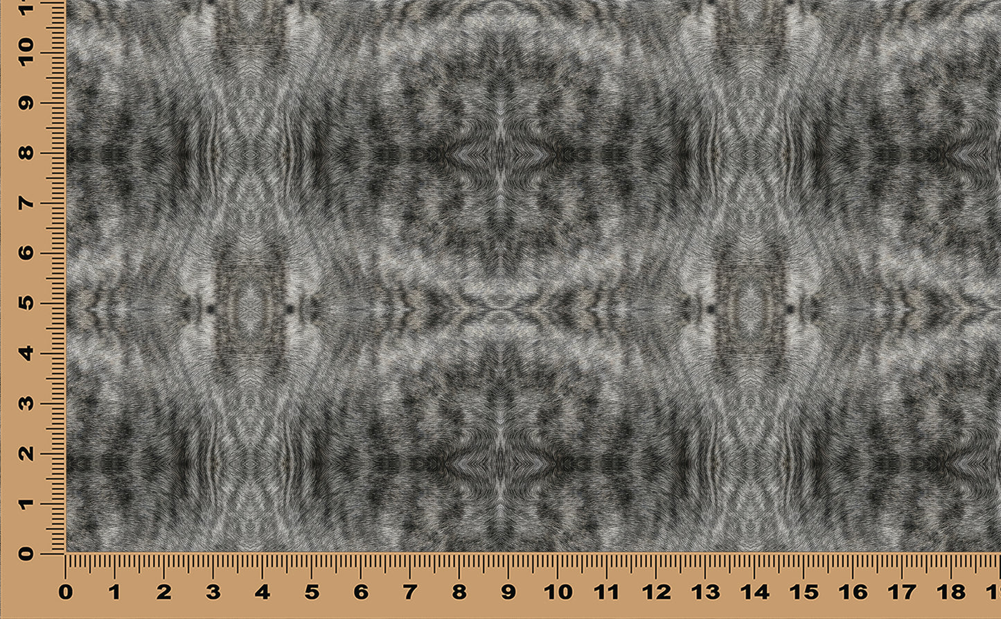 DecoCraft - Textures (Flat) Brindle Fur - Gray
