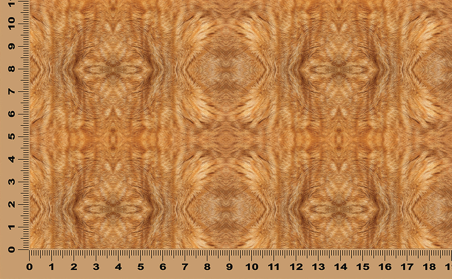 DecoCraft - Textures (Flat) Cat Fur - Orange Tabby