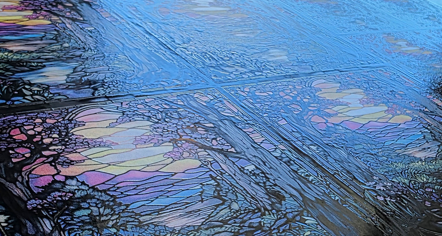 DecoCraft - Scenic Elevated Texture Tiles - Twilight Forest Creek