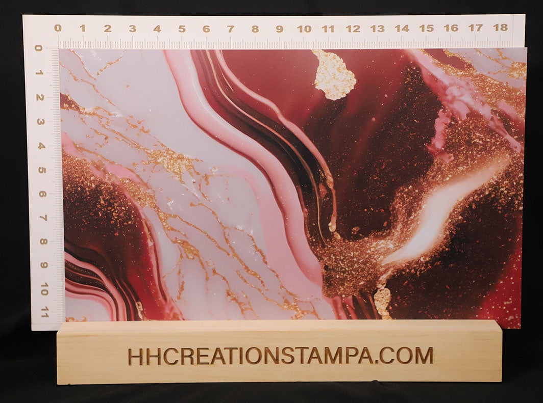 DecoCraft - Marble - Golden Pink