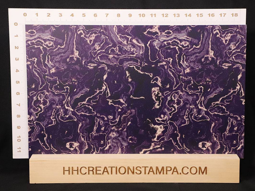 DecoCraft - Marble - Purple Amethyst