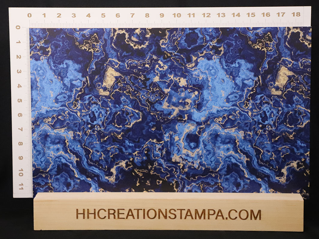 DecoCraft - Marble - Dark Blue Sapphire