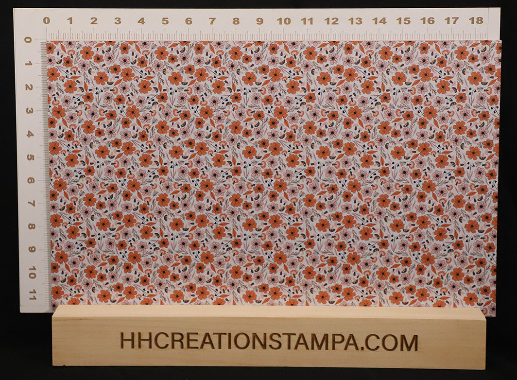 DecoCraft - Flowers & Greenery - Halloween - Orange Flowers