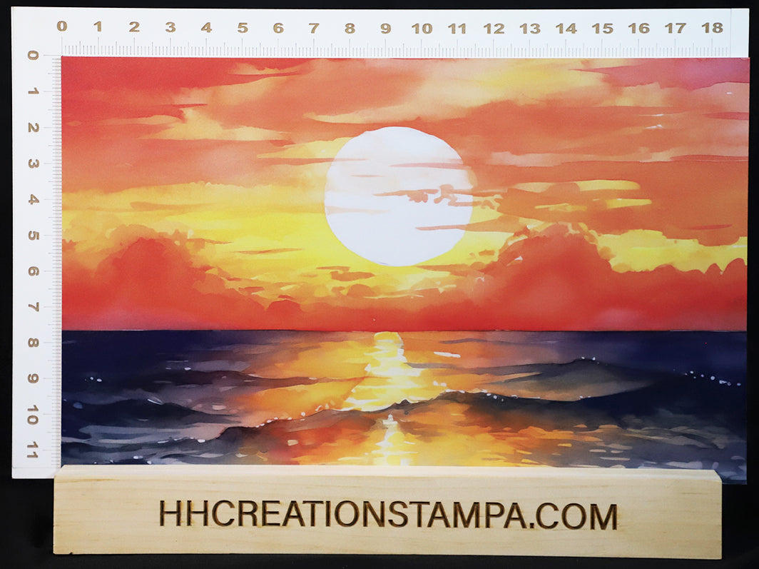 DecoCraft - Landscapes & Skies - Watercolor Sunset