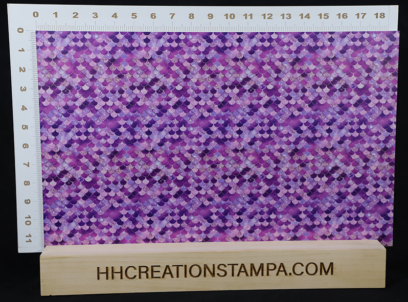 DecoCraft - Fairy Tales - Purple Mermaid Tail