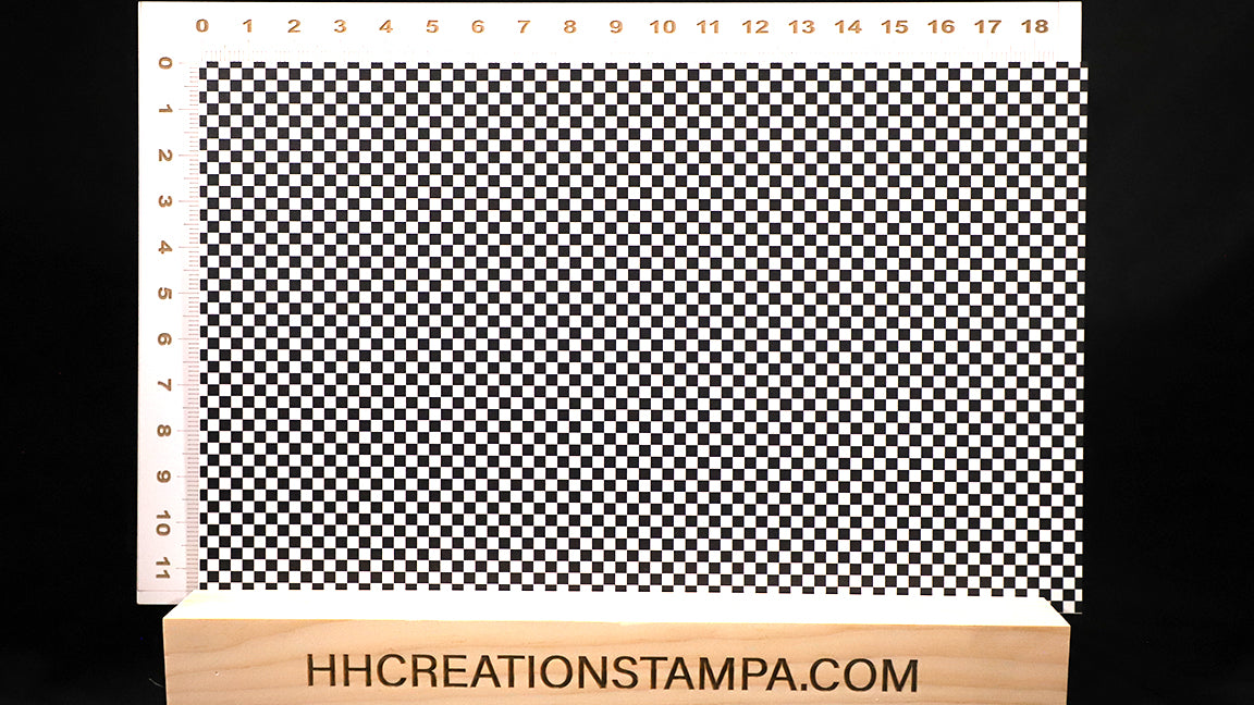 DecoCraft - Checkerboard - Mini Black & White Check