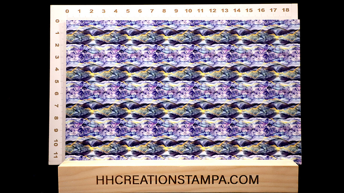 DecoCraft - Abstract - Purple and Blue Alcohol Ink