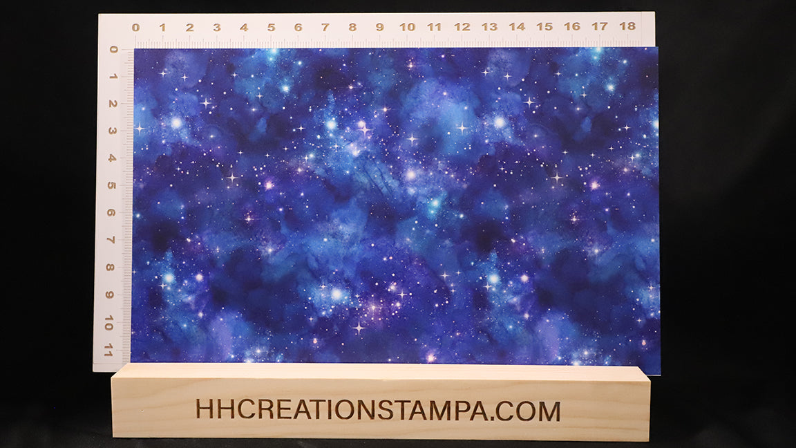 DecoCraft - Landscapes & Skies - Blue Aurora Skies