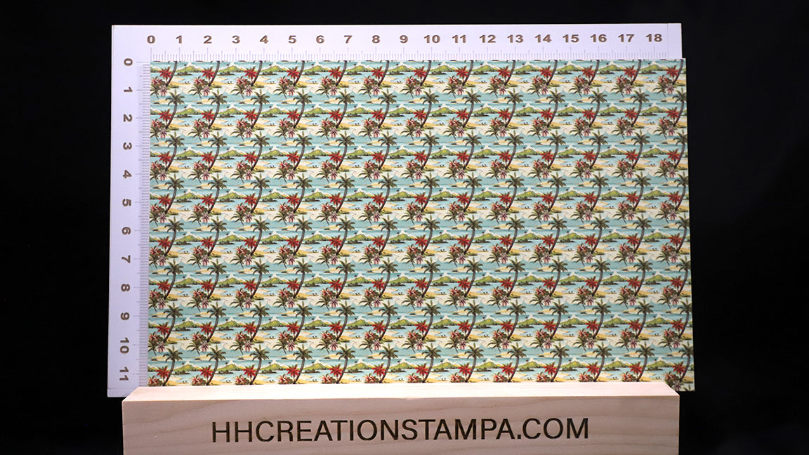 DecoCraft - Landscapes & Skies - Retro Hawaii Volcanos