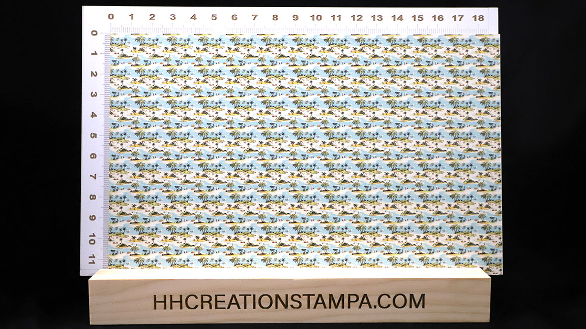 DecoCraft - Landscapes & Skies - Retro Hawaii Islands