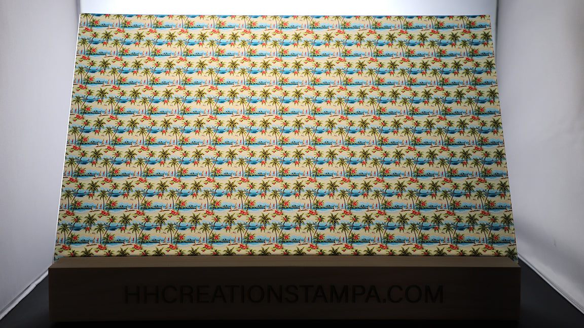 DecoCraft - Landscapes & Skies - Retro Hawaii Sailboats