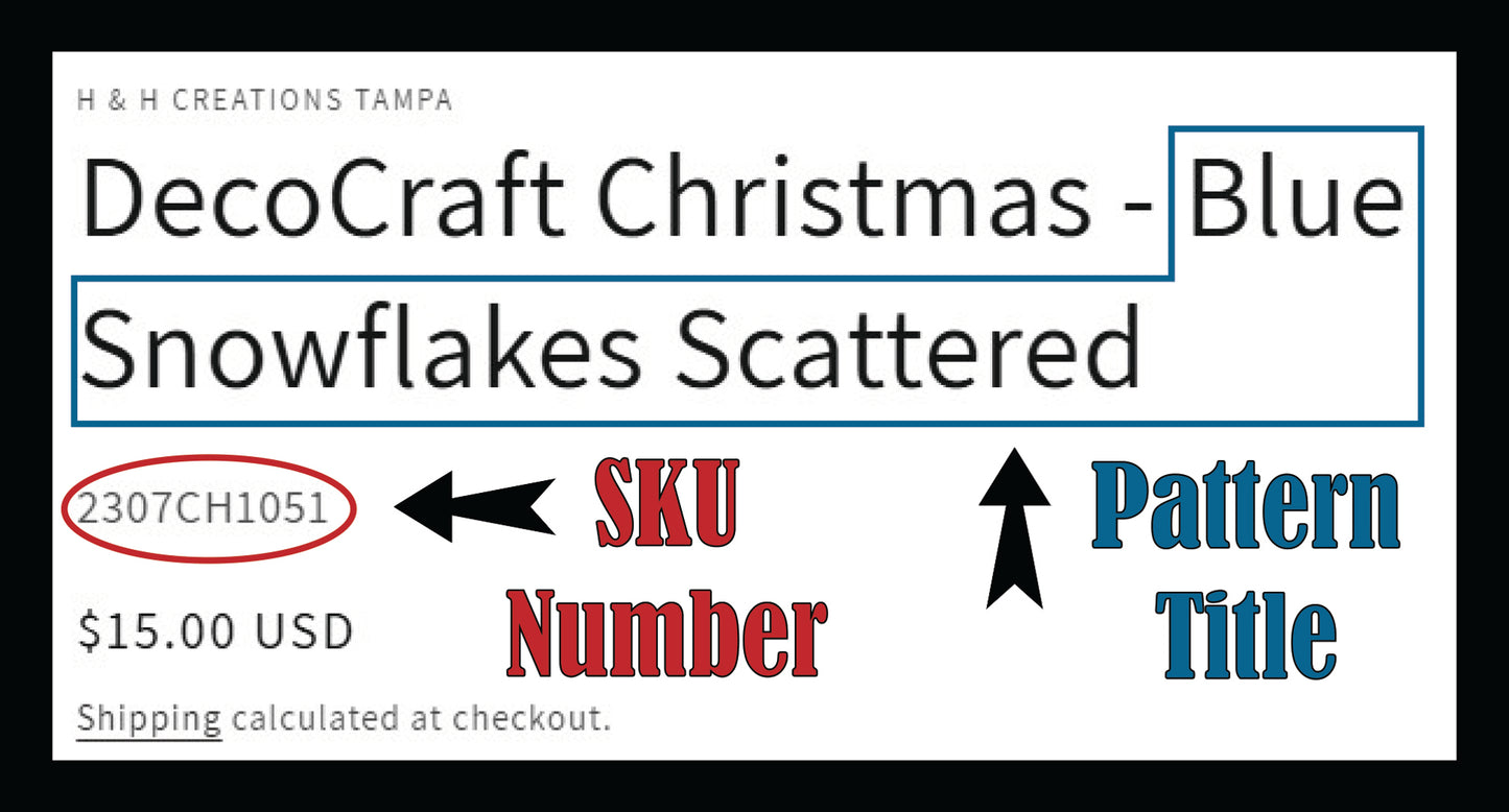 DecoCraft Custom - Terrific Trios - Choose Your Patterns - Elevated Textures Not Included