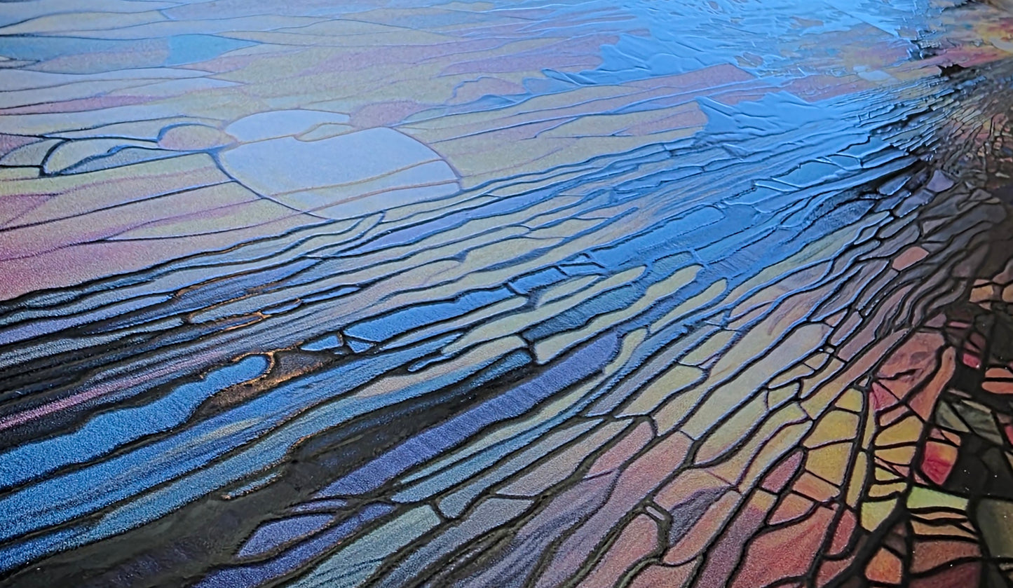 DecoCraft - Scenic Elevated Texture Tiles - Golden Tide