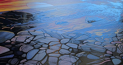 DecoCraft - Scenic Elevated Texture Tiles - Rocky Shore