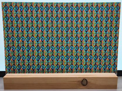 DecoCraft - Elevated Textures - Realistic Stained Glass - Multicolor -Earth Tone III