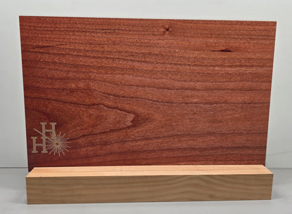 1/8" - Faux-Real Clear Coated Wood - Cherry - 11.75" x 19"