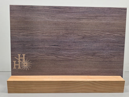 1/8" - Faux-Real Clear Coated Wood - Driftwood - 11.75" x 19"