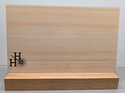 1/8" - Faux-Real Clear Coated Wood - Maple - 11.75" x 19"