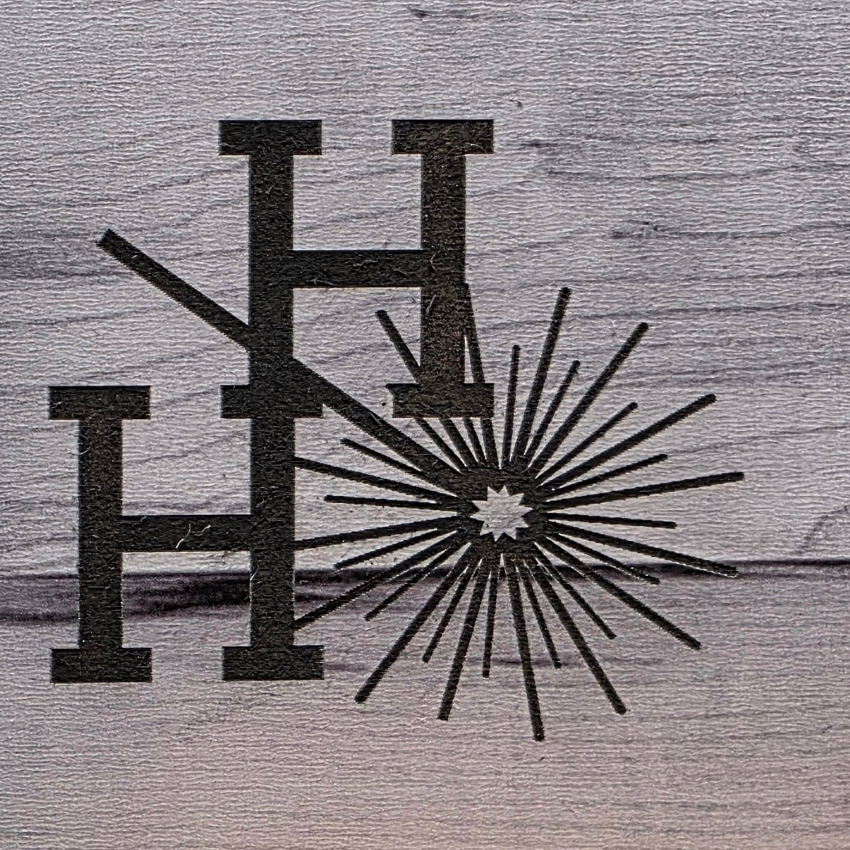 1/8" - Faux-Real Clear Coated Wood - Gray - 11.75" x 19"