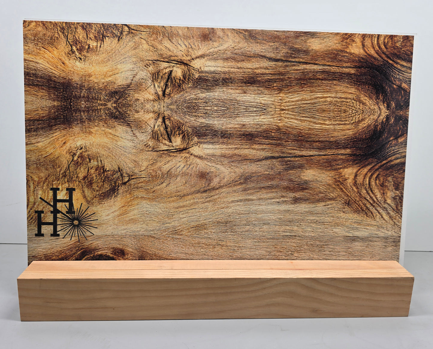 1/8" - Faux-Real Clear Coated Wood - Rustic - 11.75" x 19"