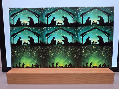 DecoCraft - Christmas - Nativity Green