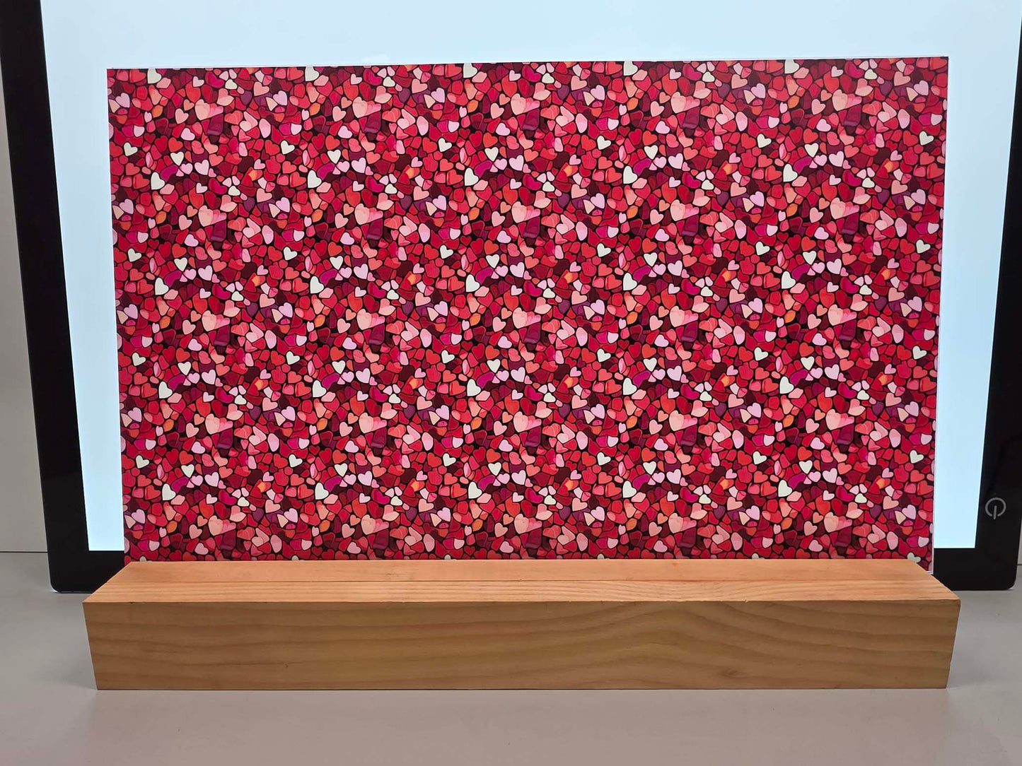 DecoCraft - Stained Glass - Hearts