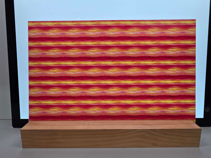 DecoCraft - Skies & Landscapes - Abstract Orange Red Sunset