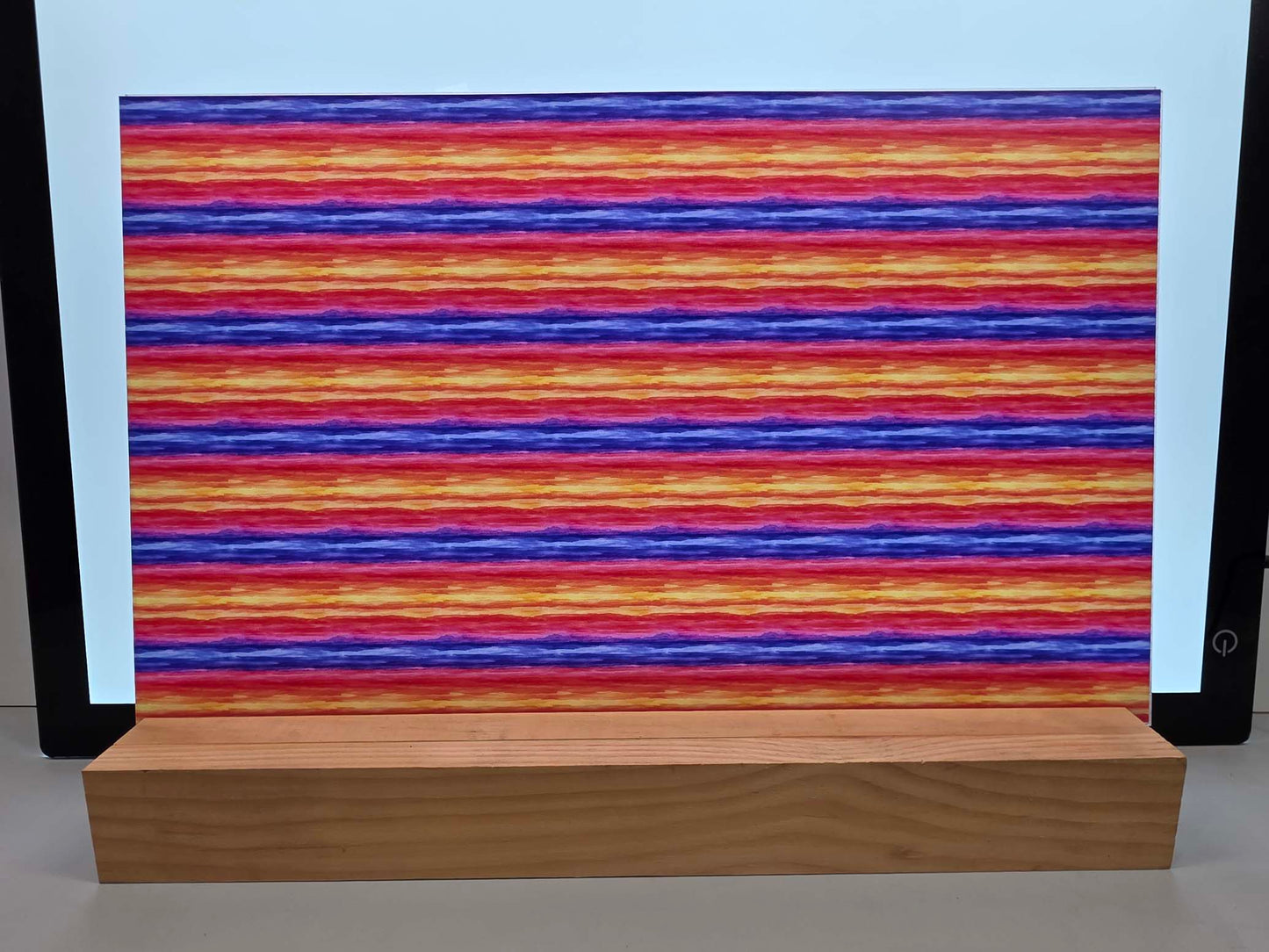 DecoCraft - Skies & Landscapes - Abstract Orange, Red, & Blue Sunset