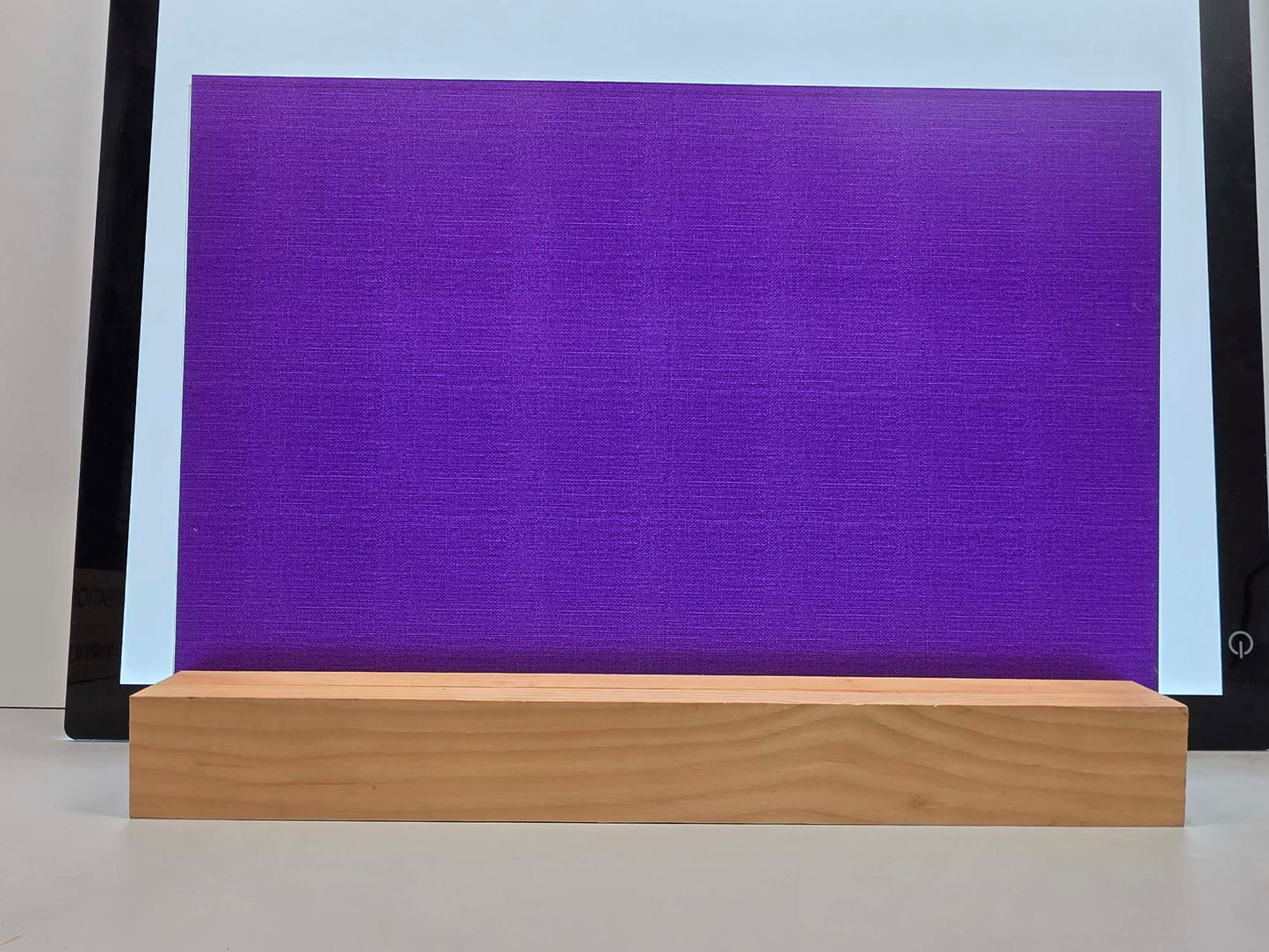 DecoCraft - Textures - Burlap Solids - Plum Purple