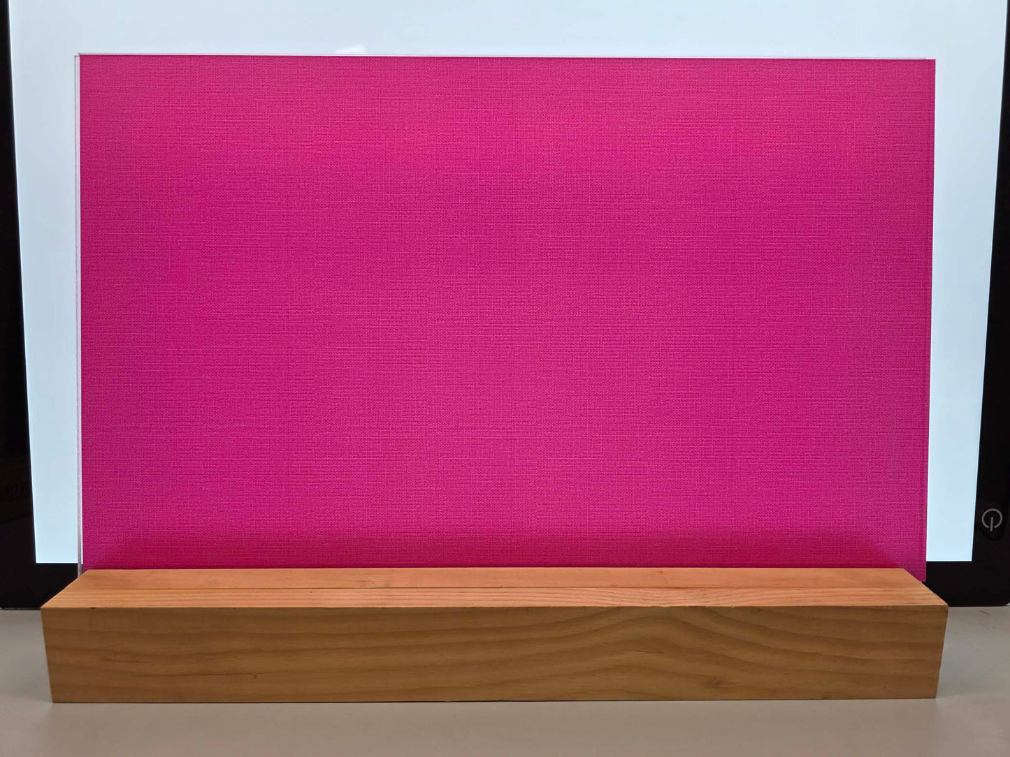 DecoCraft - Textures - Burlap Solids - Hot Pink